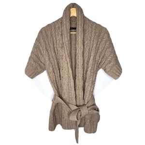 BCBGMaxazria Cardigan Sweater Women’s Size Medium Cable Knit